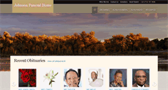 Desktop Screenshot of johnsonfuneralhomeinc.com